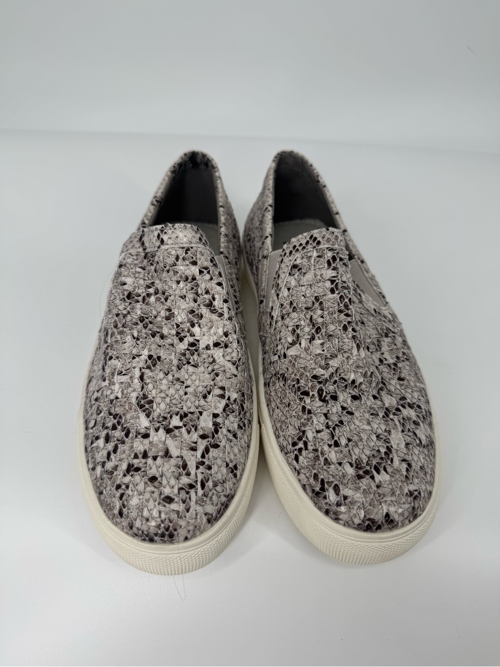 Boutique by Corky's Snakeskin Print Slip On Sneakers Python Animal Print Size 9 - Picture 2 of 6